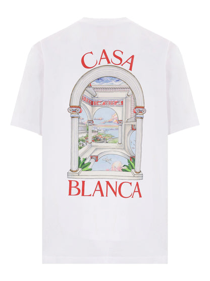 Casablanca Le Passage Printed T-Shirt in White