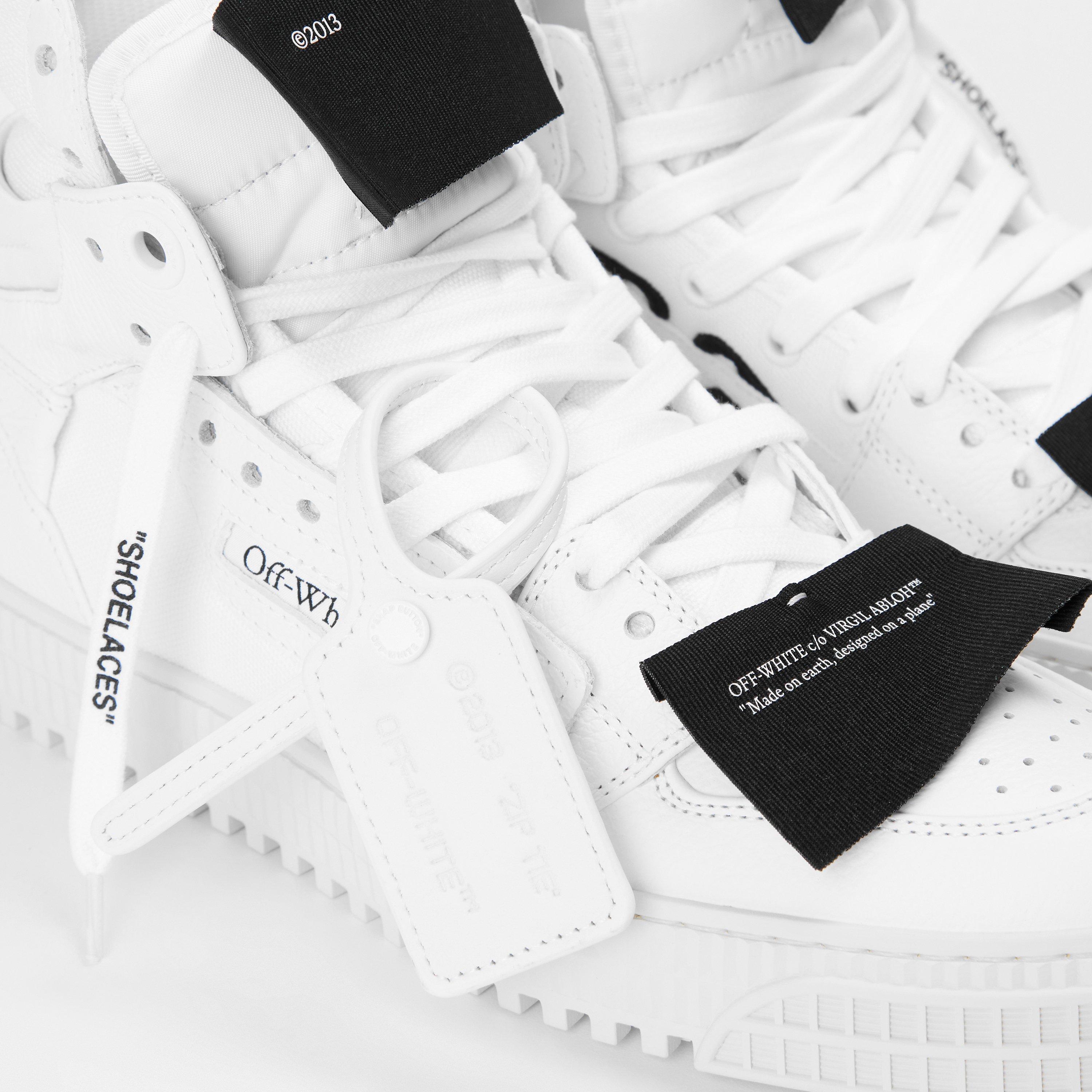 3.0 Court Leather Lace Up Low-Top Trainers