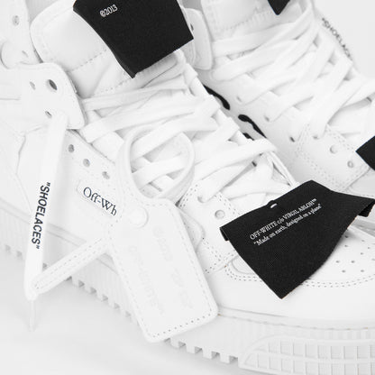 3.0 Court Leather Lace Up Low-Top Trainers