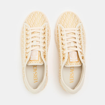 Pattern Cushioned Low-Top Trainers