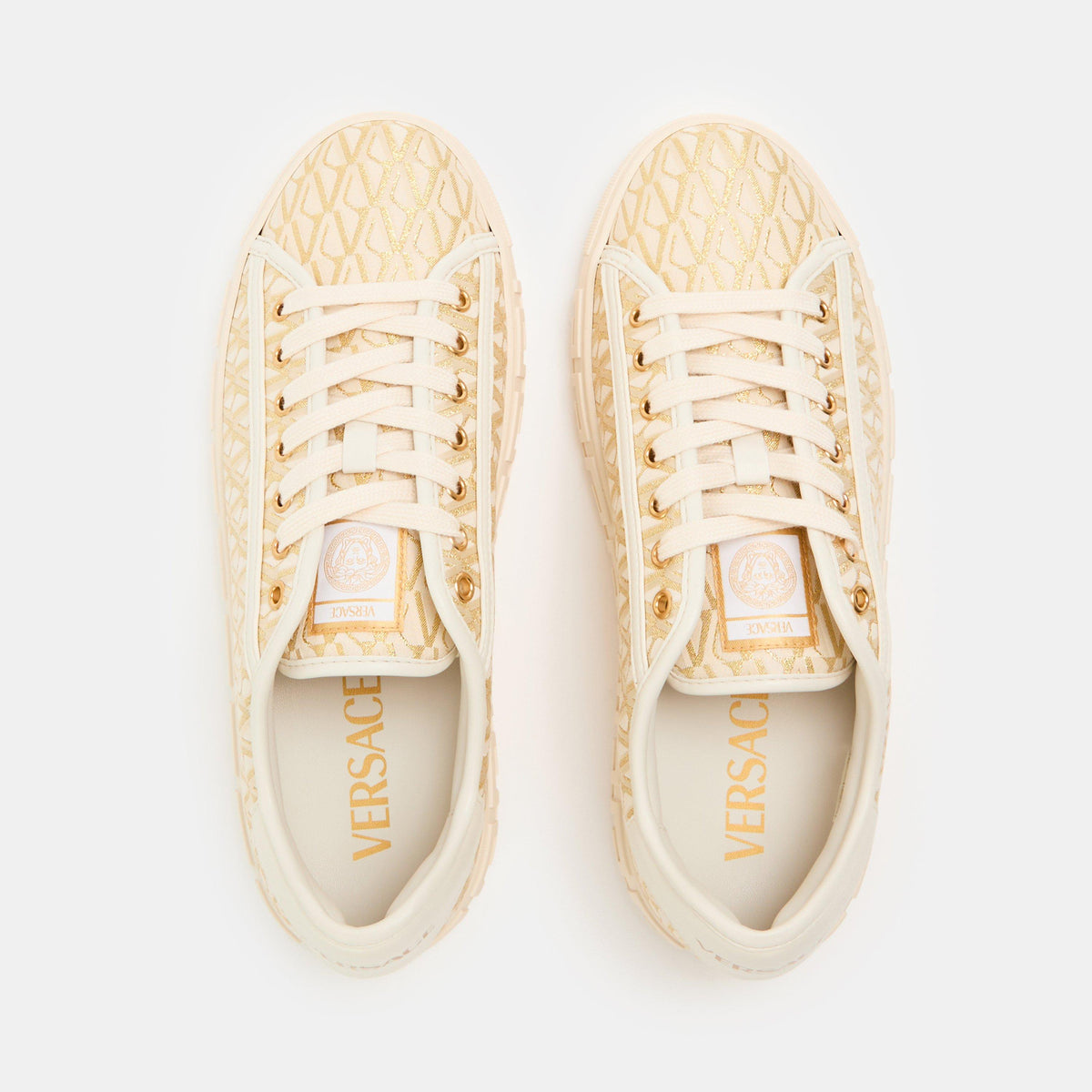 Pattern Cushioned Low-Top Trainers