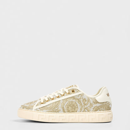 Pattern Cushioned Low-Top Trainers