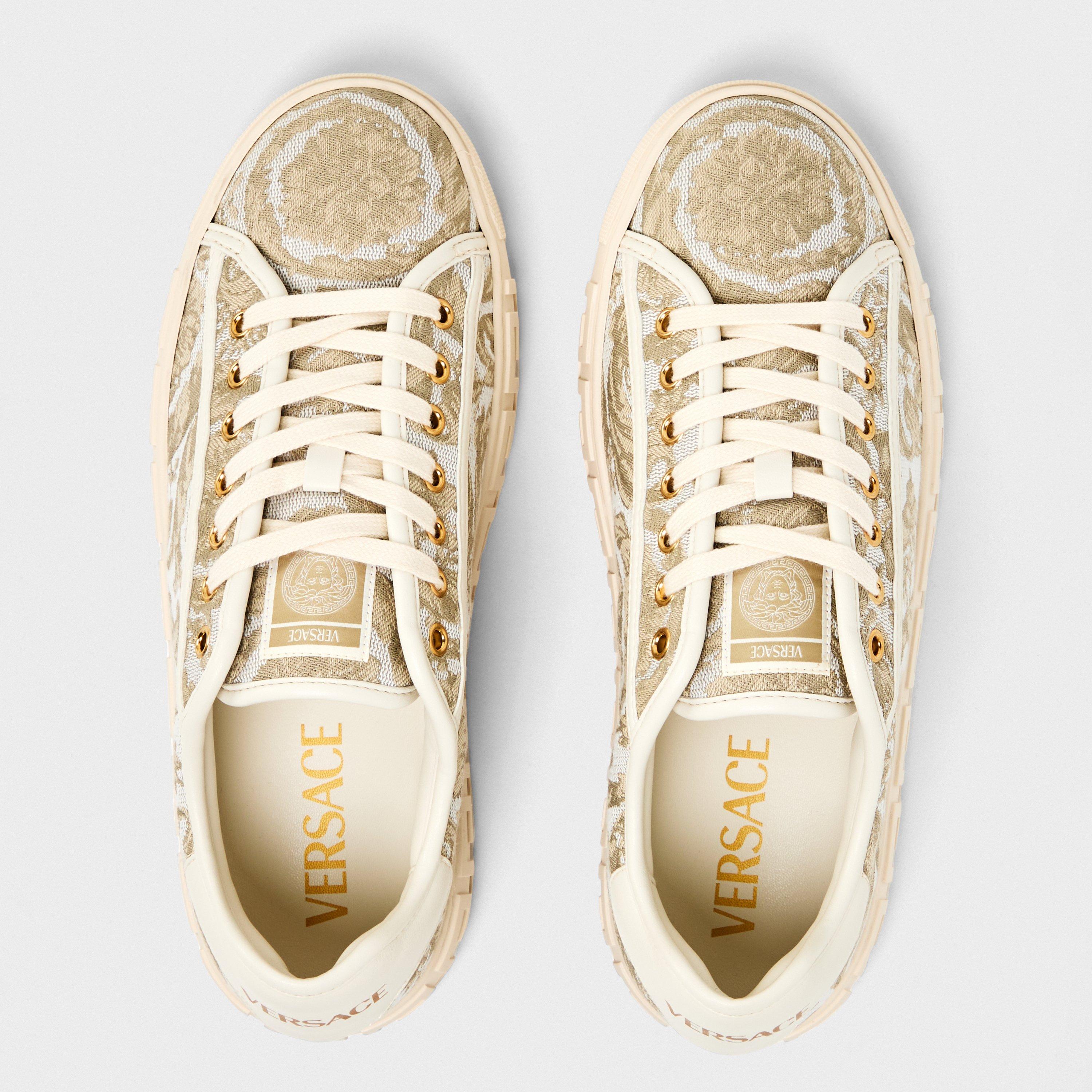 Pattern Cushioned Low-Top Trainers