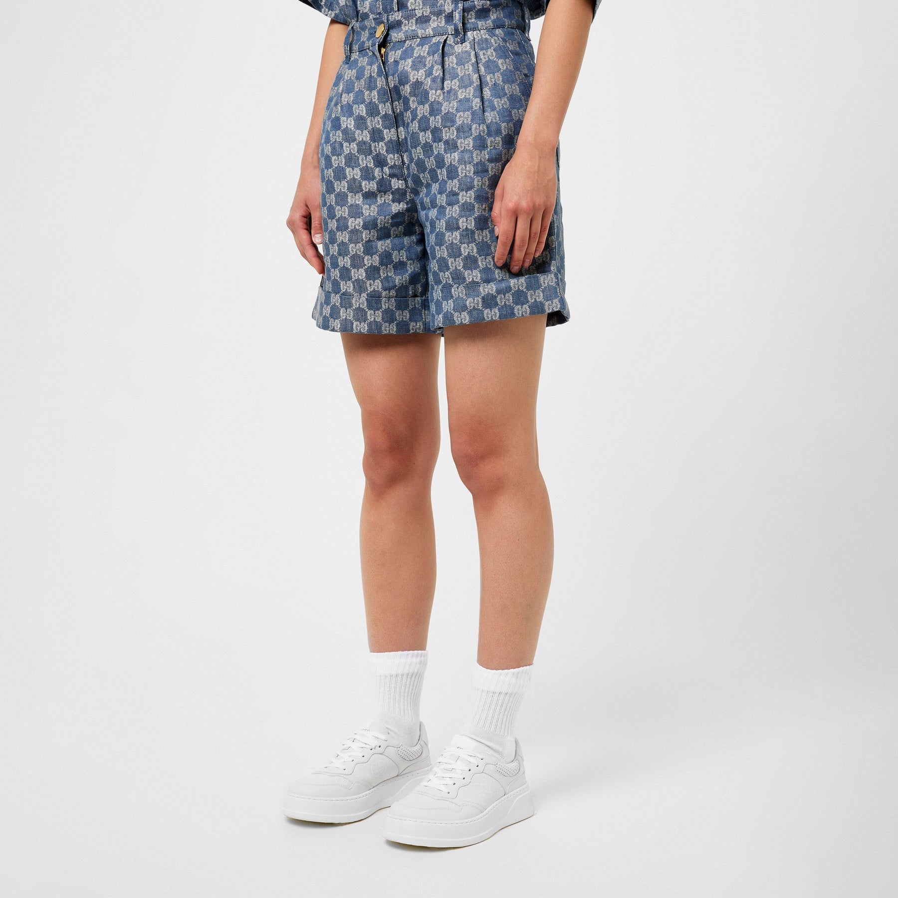 Women's GG Canvas Low-Top Trainers