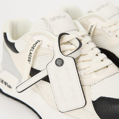 Kick- Panelled Leather Low-Top Trainers