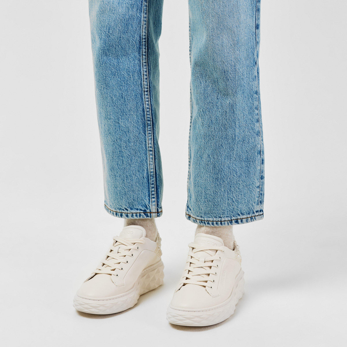 Diamond Maxi Ombre Leather Sneakers