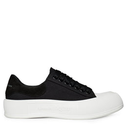 Deck Lace Up Plimsoll Trainers