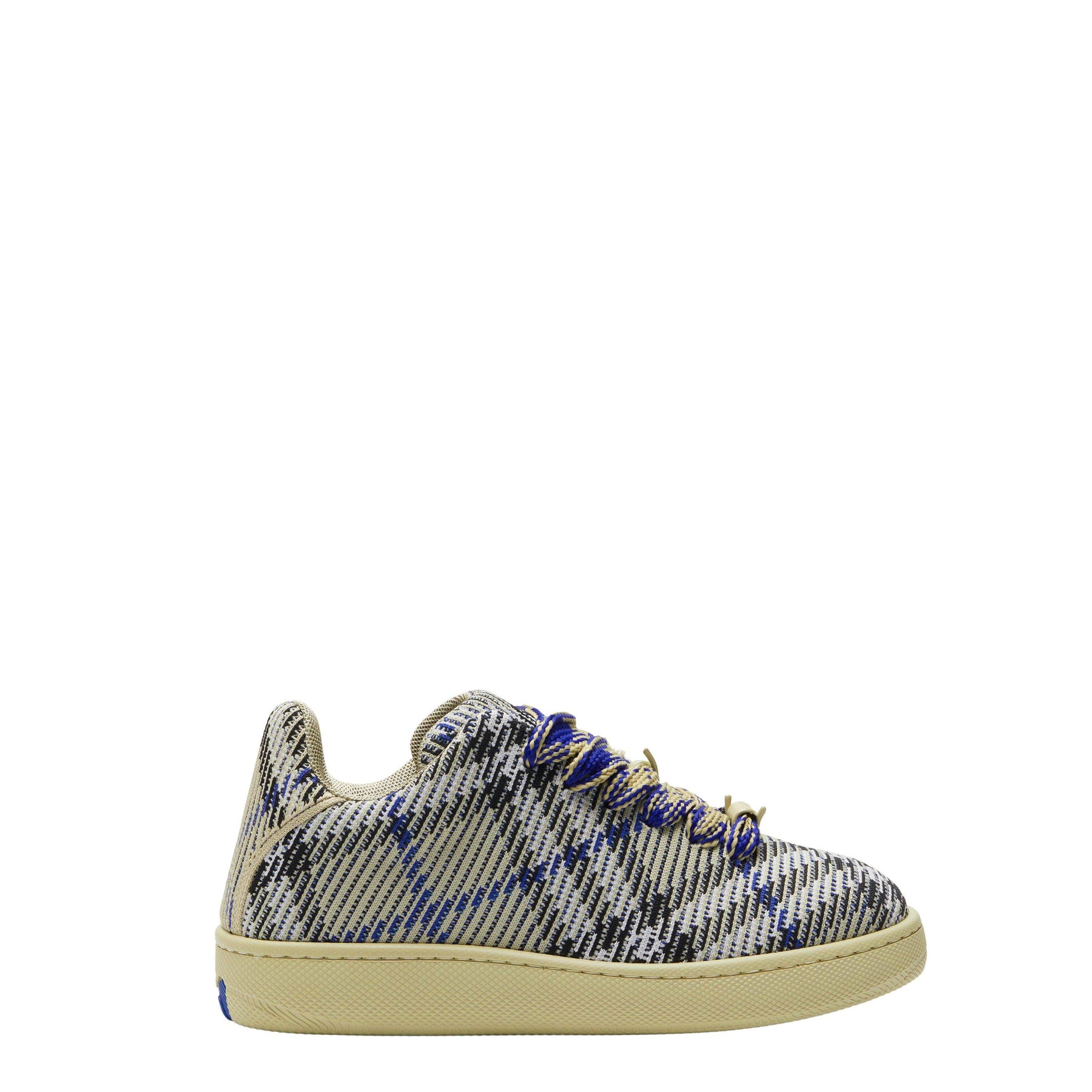 Check Knit Box Trainers