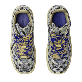 Check Knit Box Trainers