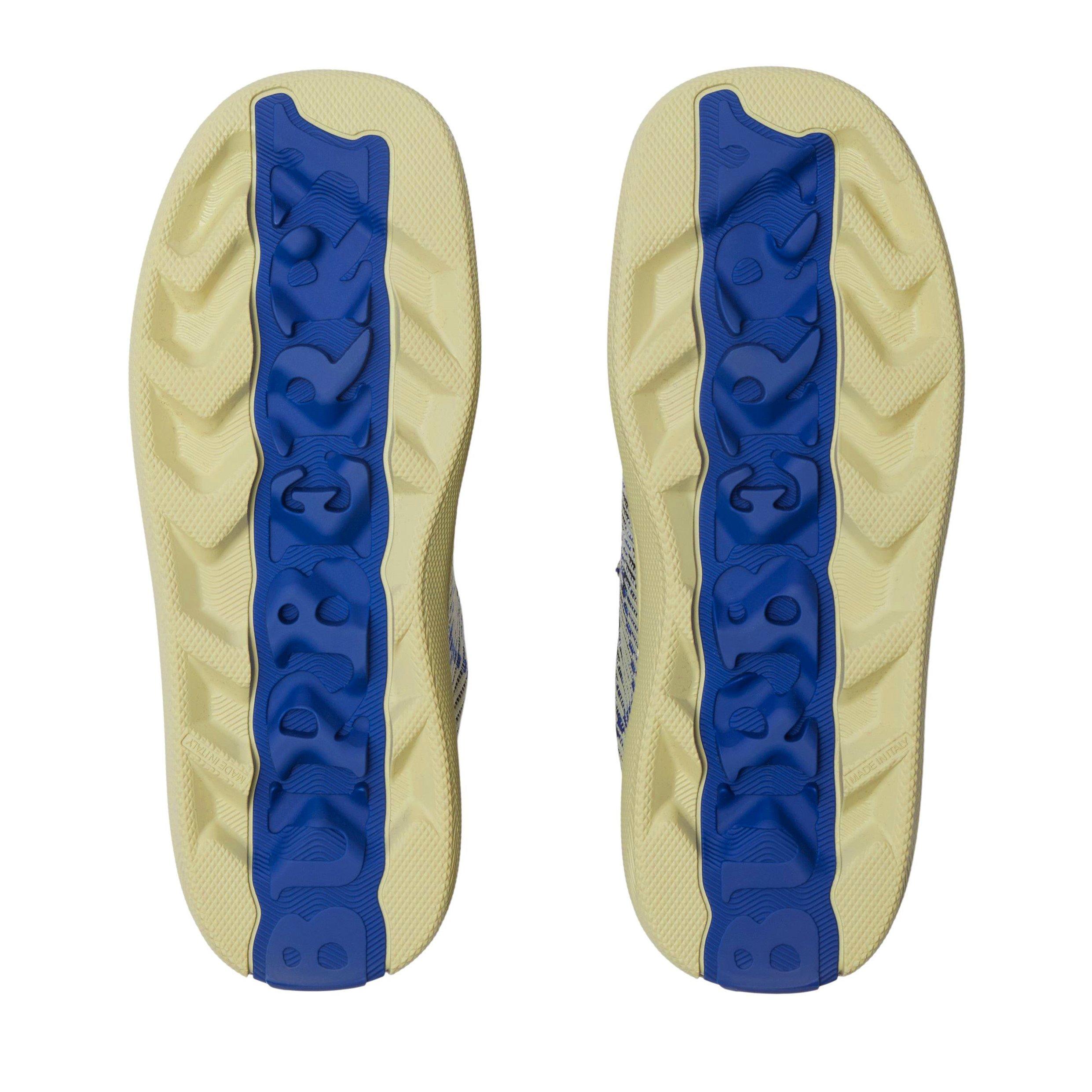 Check Knit Box Trainers