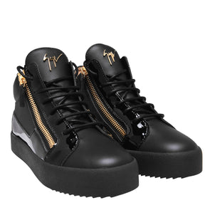 May Leather High Top Trainers