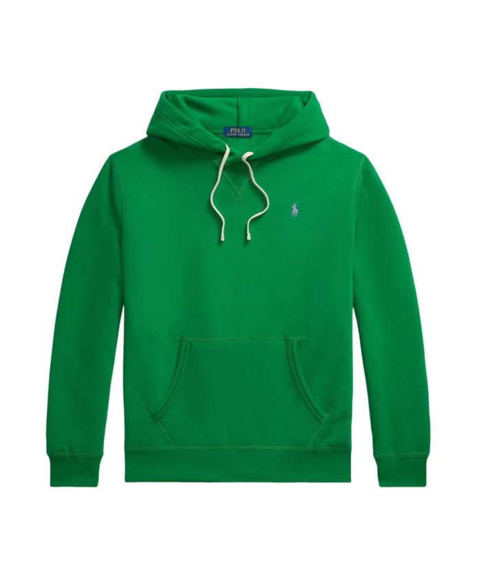 Polo Ralph Lauren Green Hooded Sweater with Logo Embroidery