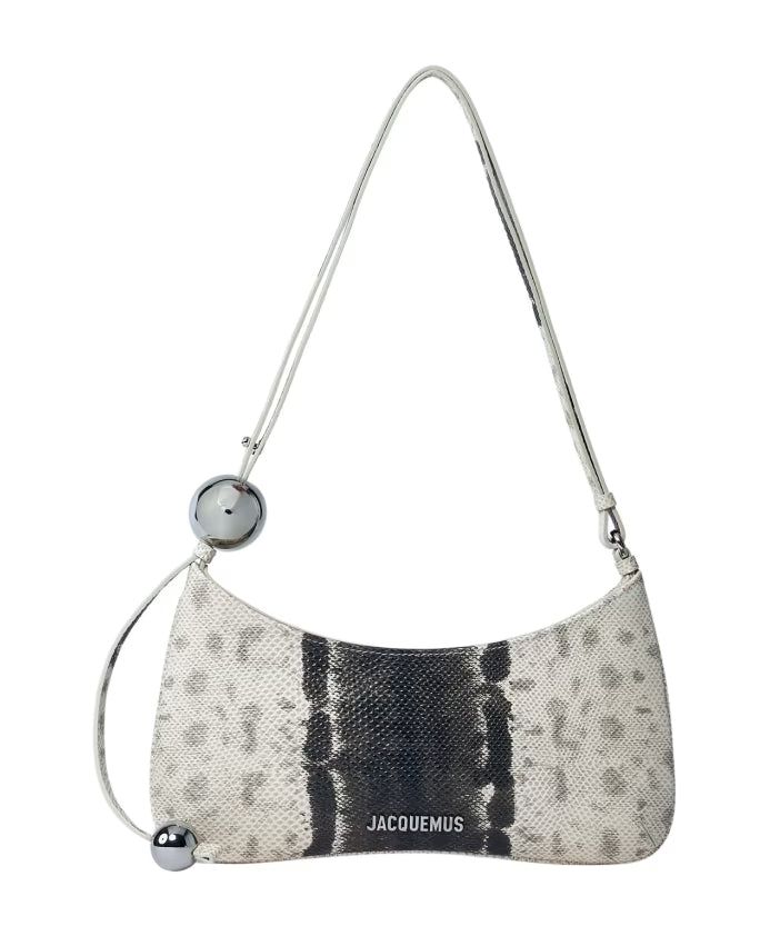Pearl Shoulder Bag with Beaded Handle