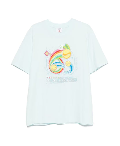Casablanca Stylish Celeste T-Shirt for Men