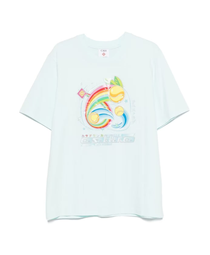 Casablanca Stylish Celeste T-Shirt for Men