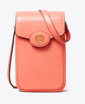 Tory Burch ROBINSON CROSSHATCHED PHONE CROSSBODY - Wallets | Shop From The Mirage