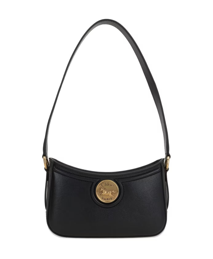 Black Bags with Gold-tone Logo
