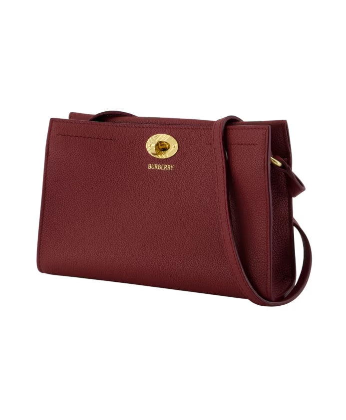 Burgundy Leather Shoulder Bag
