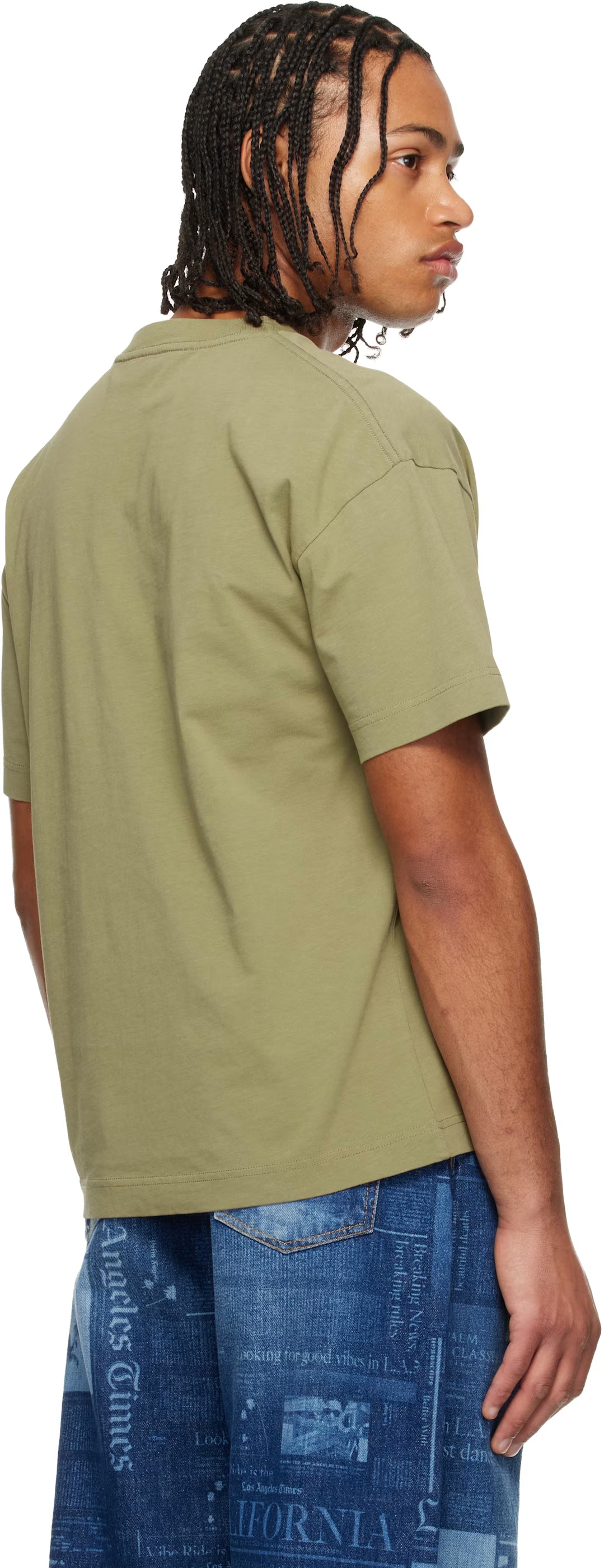 Khaki 'Bear In Mind' Regular T-shirt