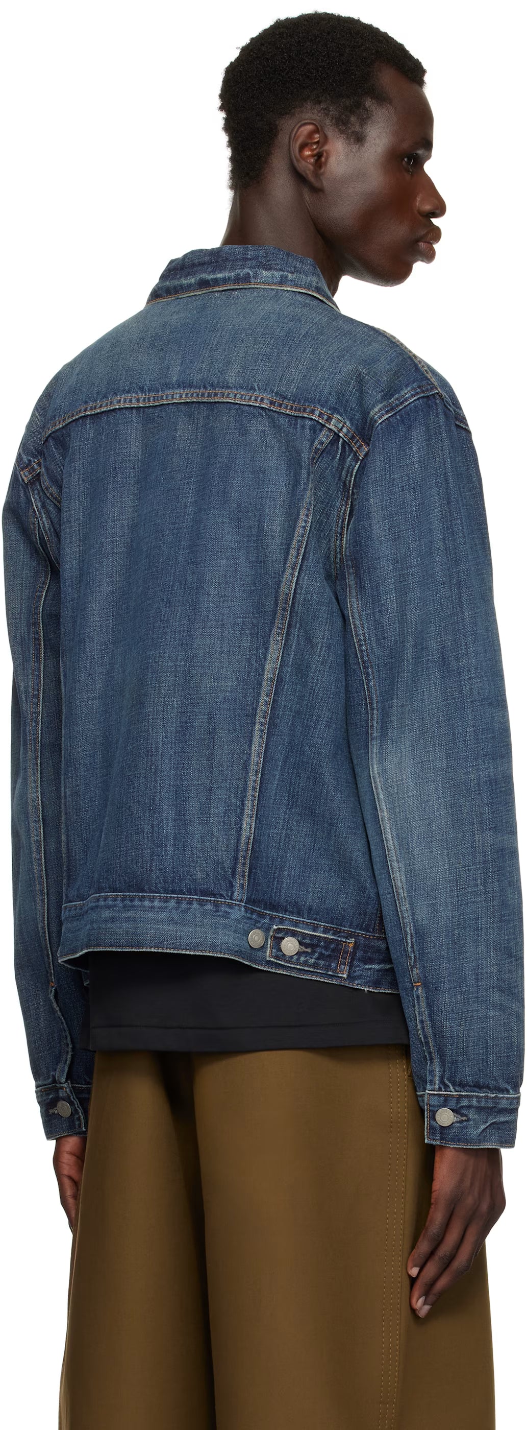 Polo Ralph Lauren Blue Faded Denim Trucker Jacket