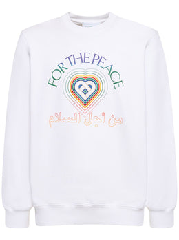Casablanca For The Peace organic cotton sweatshirt