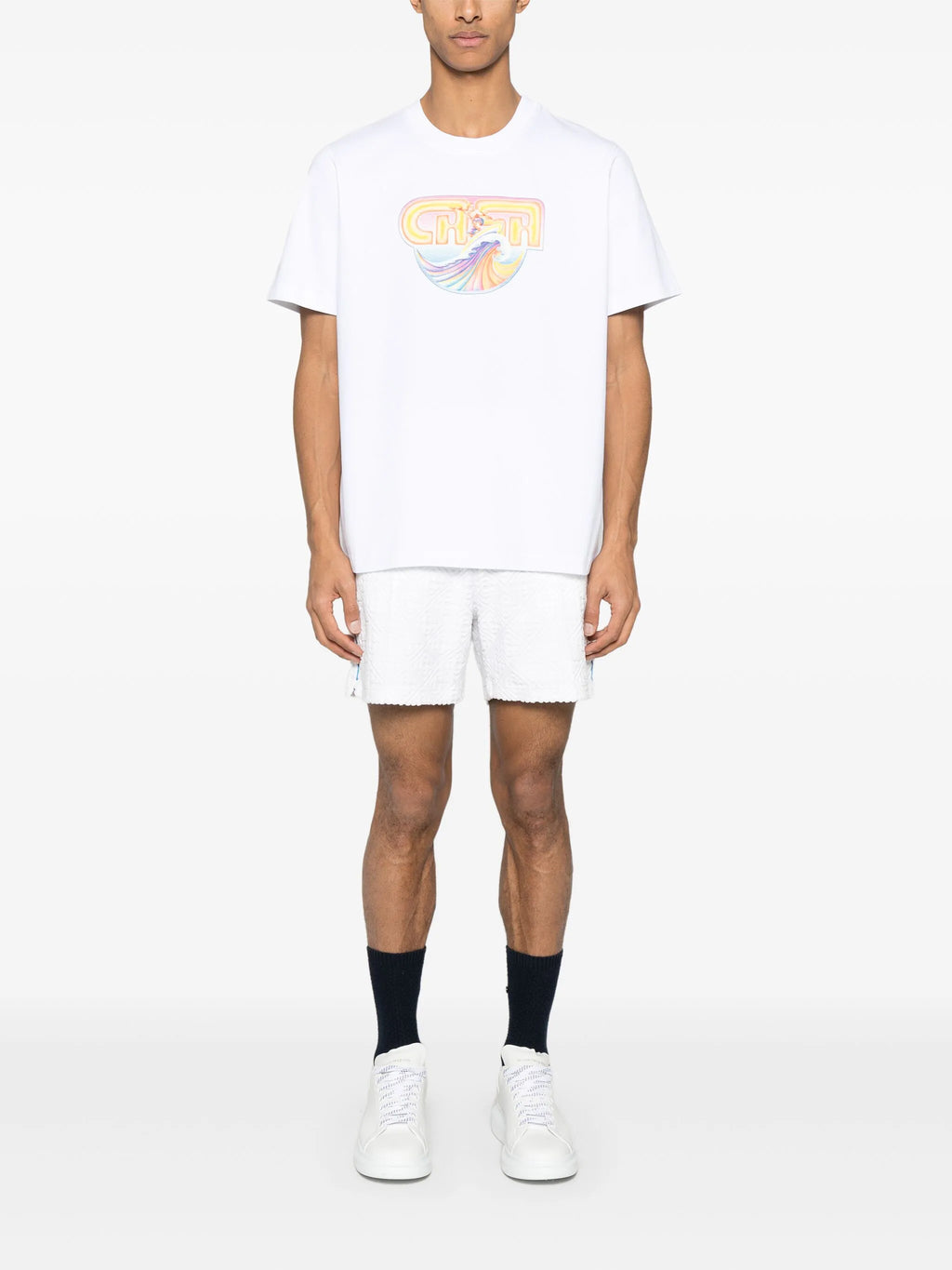 Casablanca Casa Surf Printed T-Shirt in White