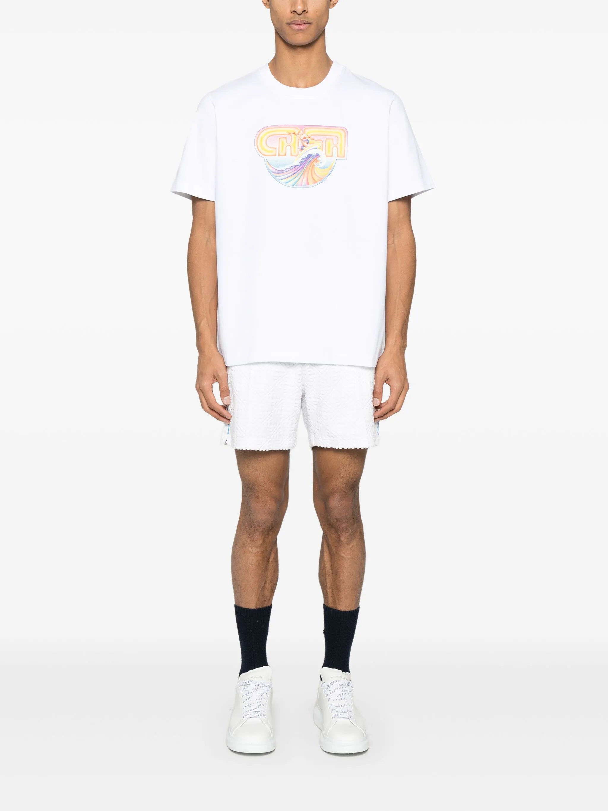 Casablanca Casa Surf Printed T-Shirt in White