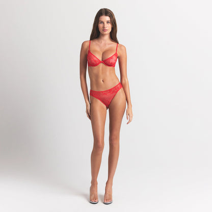 Ultra Fine Lace Peek-a-boo Bikini