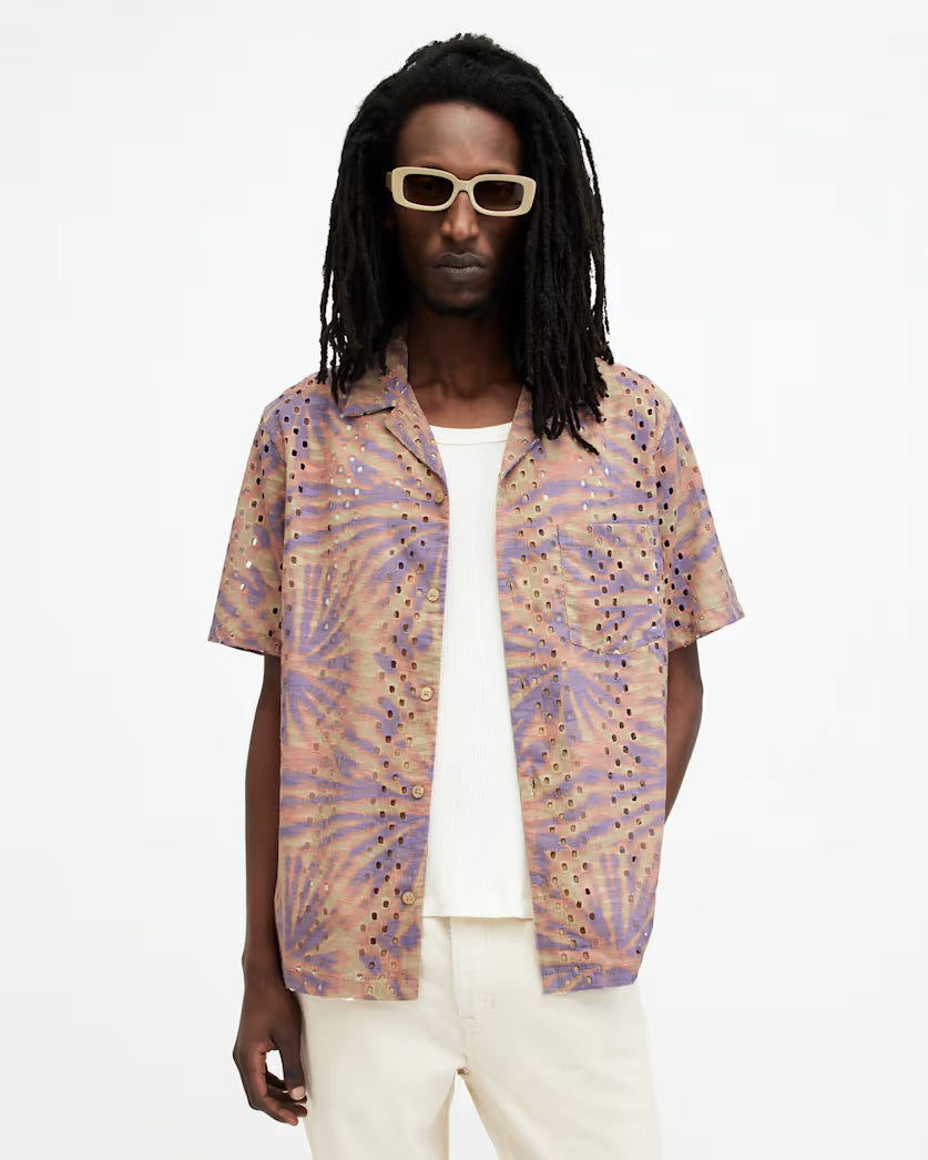 Yucca Broderie Printed Relaxed Fit Shirt