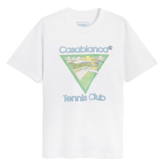 Casablanca Tennis Club Icon White T-Shirt