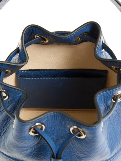 VLogo Walk bucket bag in nappa leather
