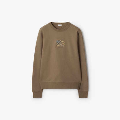 Knight Check Cotton Sweatshirt