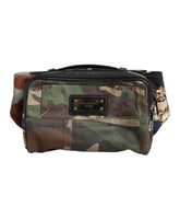 Camouflage Patchwork Fanny Pack