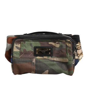 Camouflage Patchwork Fanny Pack