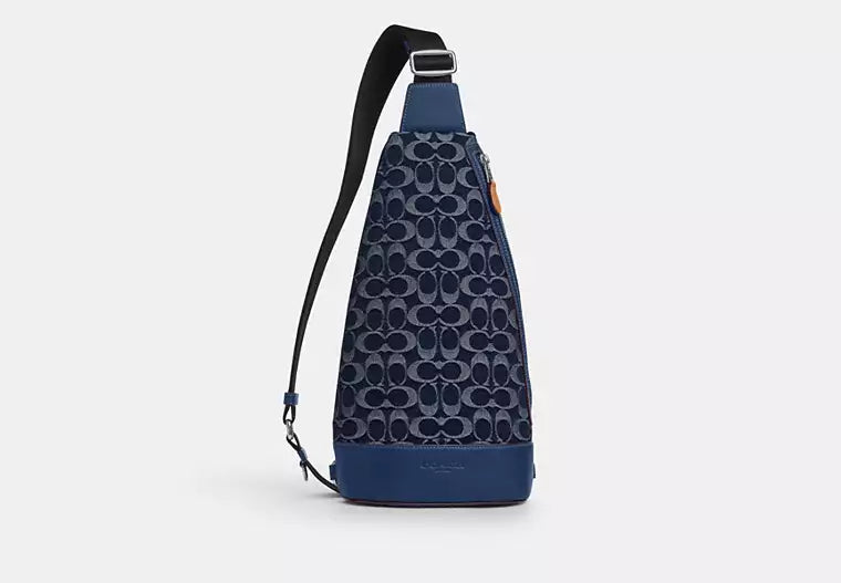 Coach Dominic Sling Pack In Signature Denim - Bags | Shop From The Mirage