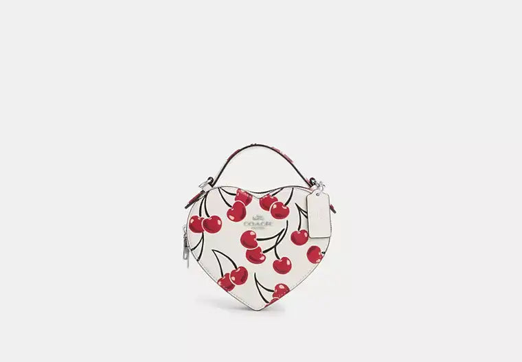 Coach Heart Crossbody Bag With Cherry Print - bag | Shop From The Mirage