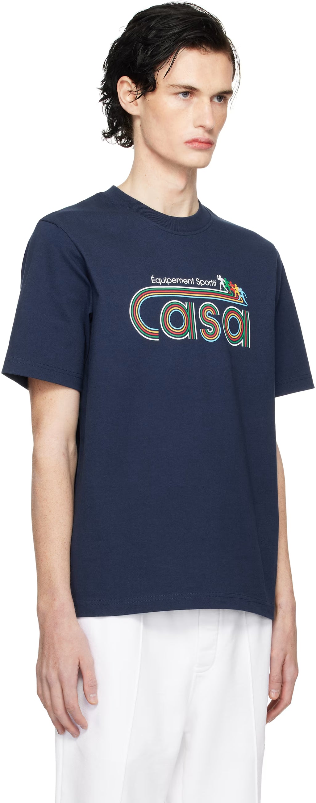 Navy 'Equipement Sportif' T-shirt