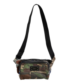 Camouflage Patchwork Fanny Pack