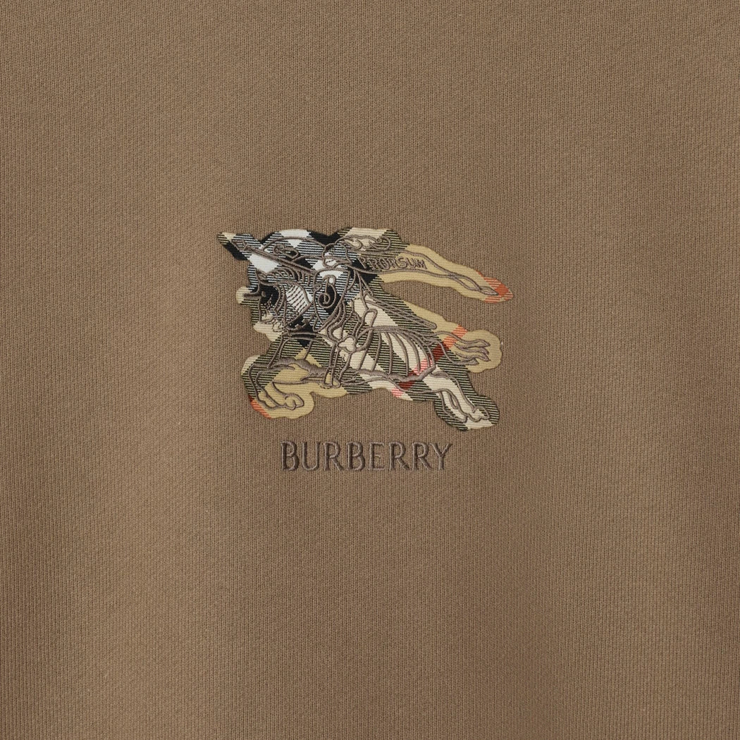 Knight Check Cotton Sweatshirt