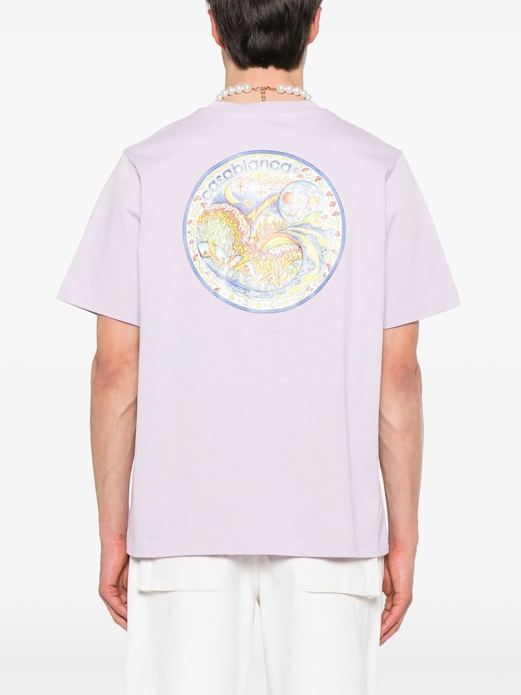 Casablanca The Four Elements T-Shirt in Purple