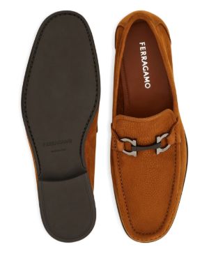 Ferragamo Gancini-buckle loafers