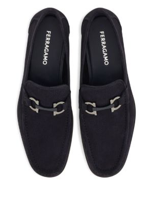 Ferragamo Gancini-buckle loafers