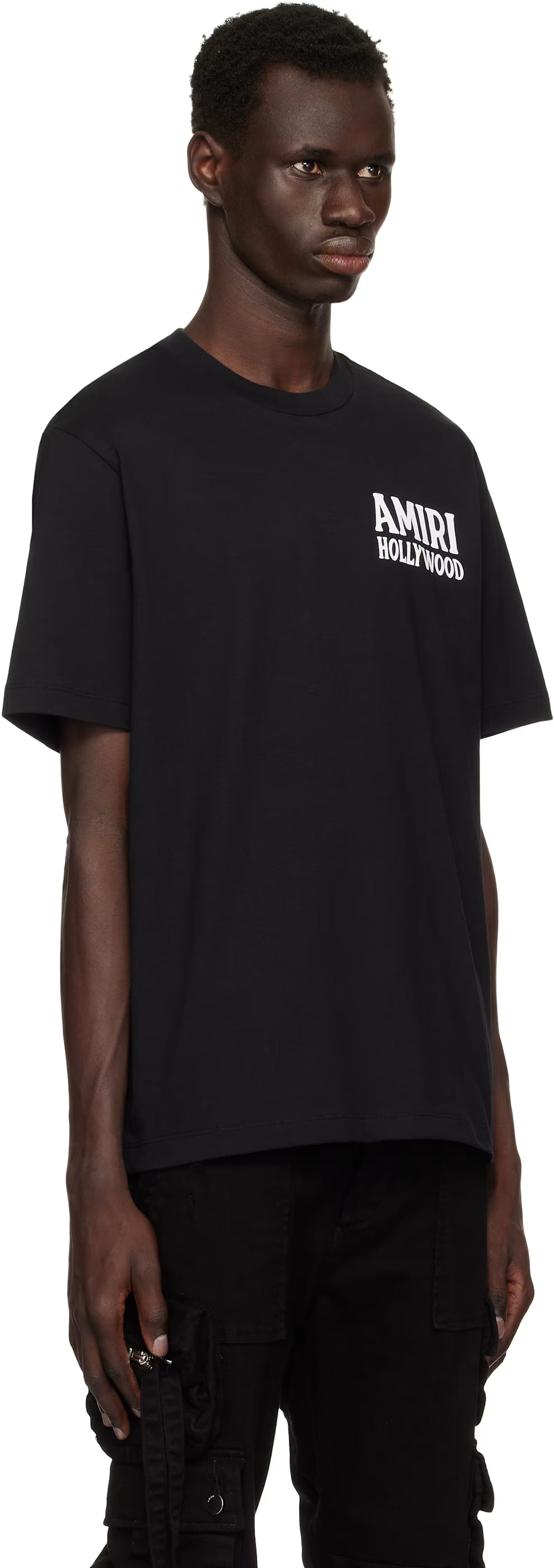Black 'Amiri' Jazz Wolf T-shirt