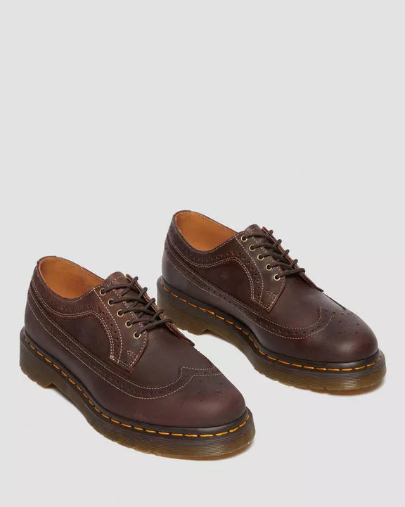 3989 Crazy Horse leather brogue shoes