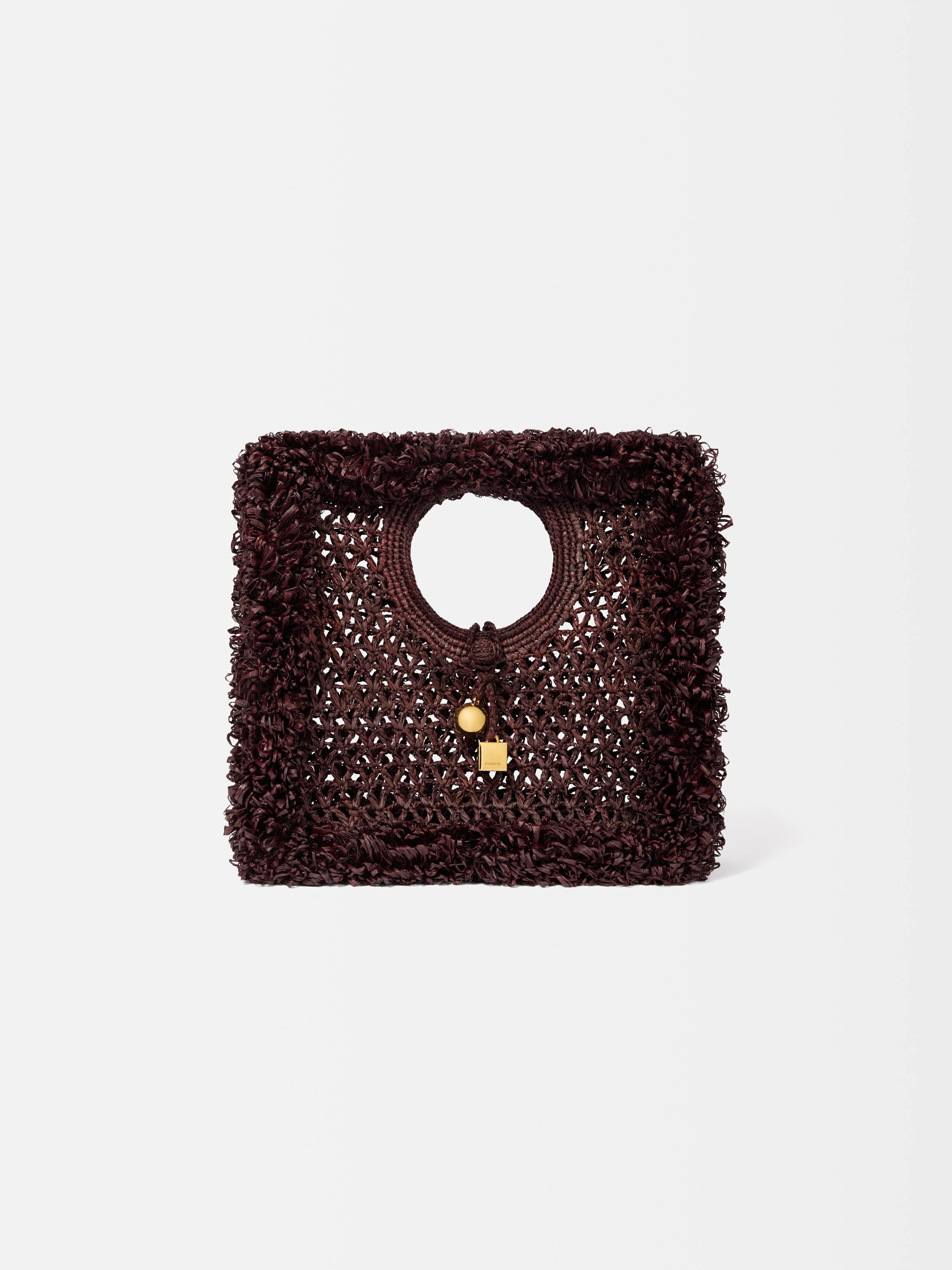 The Spiaggia small square bag Small frayed square bag