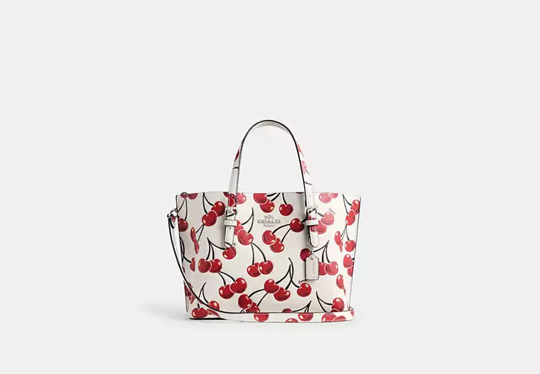 Coach Mollie Tote Bag 25 With Cherry Print - Bags | Shop From The Mirage