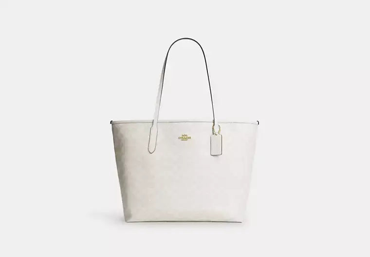 Coach City Tote Bag In Signature Canvas - Bags | Shop From The Mirage