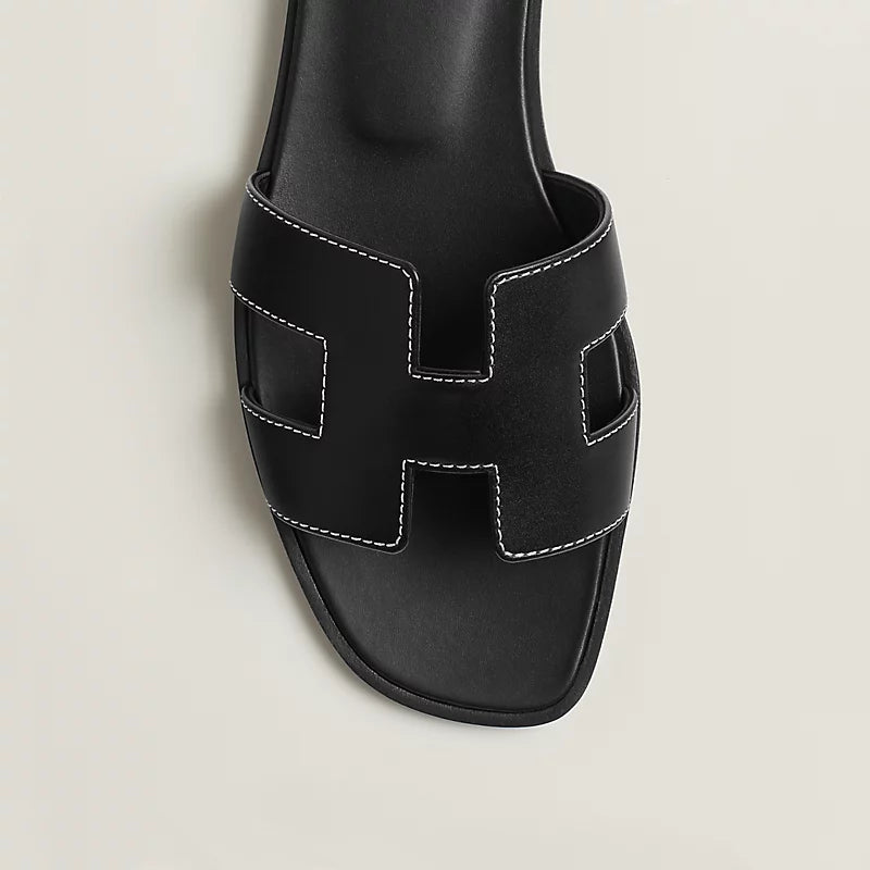Oran sandal in Noir