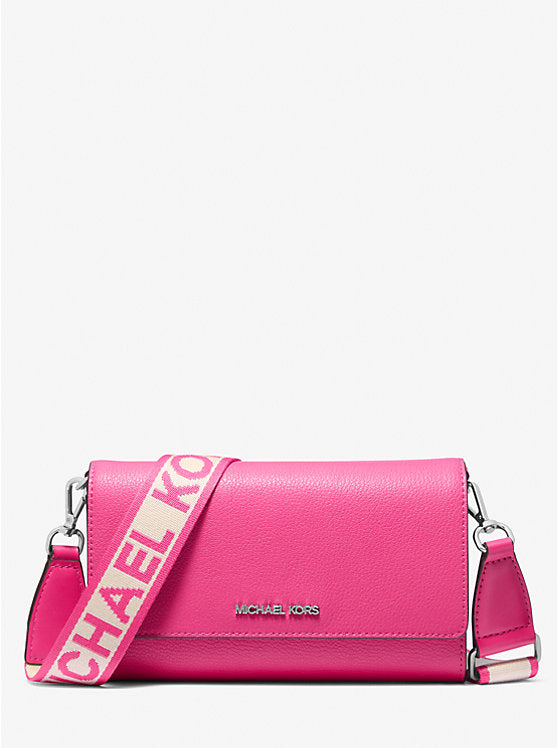 Jet Set Large Leather Crossbody Bag