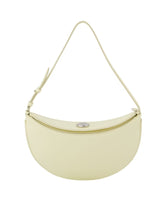 Yellow Leather Round Bag